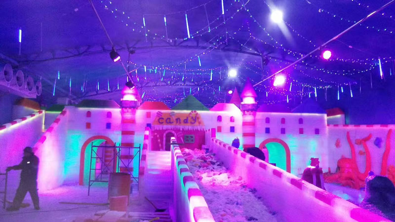 哈爾濱冰燈制作